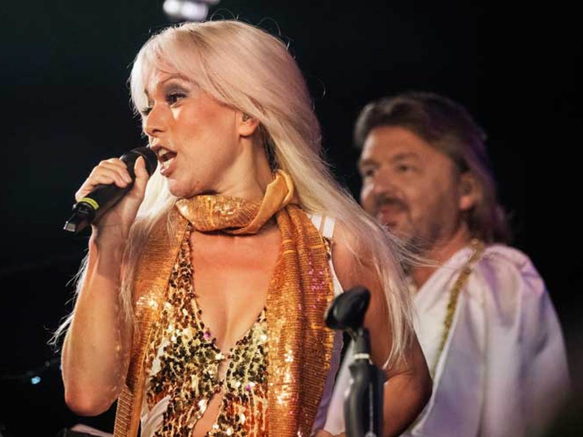 a woman wearing a costume